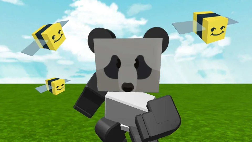 Playing on Bee swarm Simulator