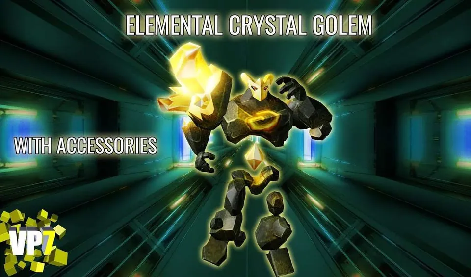 Golem of Elemental Crystal from robolox
